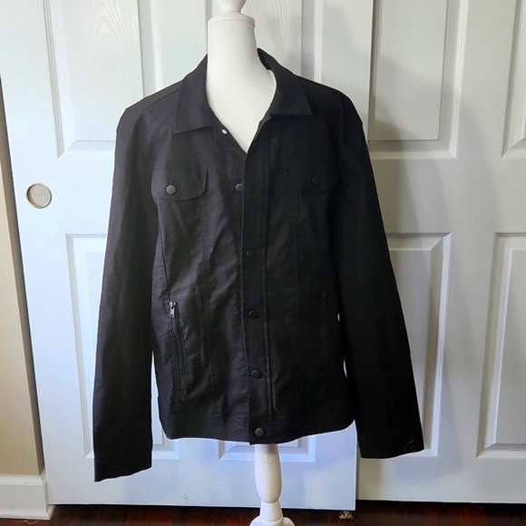 TRIUMPH OVER TRAGEDY MENS LIGHT WEIGHT TRUCKER JACKET BLACK COLOR SIZE XL - Picture 3 of 10